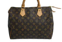 Load image into Gallery viewer, LOUIS VUITTON ルイヴィトン スピーディ30 ハンドバッグ M41526 旧型 モノグラム PVC レザー ゴールド金具 ブラウン 美品 中古 4c067734