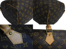 Load image into Gallery viewer, LOUIS VUITTON ルイヴィトン スピーディ30 ハンドバッグ M41526 旧型 モノグラム PVC レザー ゴールド金具 ブラウン 美品 中古 4c067734