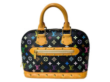Load image into Gallery viewer, LOUIS VUITTON ルイヴィトン モノグラムマルチカラー アルマ ハンドバッグ M92646 ゴールド金具 ブラック 美品 中古 4c067737