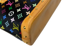 Load image into Gallery viewer, LOUIS VUITTON ルイヴィトン モノグラムマルチカラー アルマ ハンドバッグ M92646 ゴールド金具 ブラック 美品 中古 4c067737
