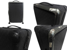 Load image into Gallery viewer, LouisVuitton ルイヴィトン スーツケース ホライゾン70 M23303 DR3147 モノグラムエクリプス ブラック シルバー金具 良品 中古 4c067747
