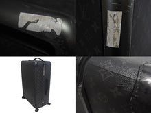 Load image into Gallery viewer, LouisVuitton ルイヴィトン スーツケース ホライゾン70 M23303 DR3147 モノグラムエクリプス ブラック シルバー金具 良品 中古 4c067747