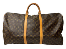 Load image into Gallery viewer, LOUIS VUITTON ルイヴィトン キーポルバンドリエール60 ボストンバッグ M41412 モノグラムキャンバス ブラウン 中古 4c067750