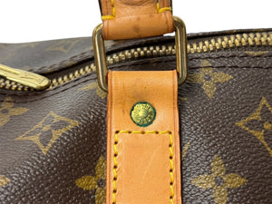 LOUIS VUITTON ルイヴィトン キーポルバンドリエール60 ボストンバッグ M41412 モノグラムキャンバス ブラウン 中古 4c067750