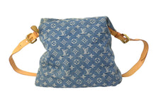 Load image into Gallery viewer, LOUIS VUITTON ルイヴィトン バギーGM ショルダーバッグ M95048 モノグラムデニム ブルー ベージュ 美品 中古 4c067751