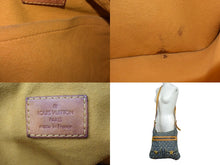 Load image into Gallery viewer, LOUIS VUITTON ルイヴィトン バギーGM ショルダーバッグ M95048 モノグラムデニム ブルー ベージュ 美品 中古 4c067751