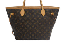 Load image into Gallery viewer, 極美品 Louis Vuitton ルイヴィトン モノグラム ネヴァーフルMM M40995 ポーチ付き ブラウン PVC レザー 中古 4c067754