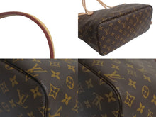 Load image into Gallery viewer, 極美品 Louis Vuitton ルイヴィトン モノグラム ネヴァーフルMM M40995 ポーチ付き ブラウン PVC レザー 中古 4c067754