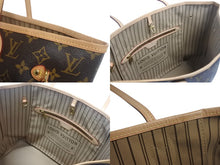 Load image into Gallery viewer, 極美品 Louis Vuitton ルイヴィトン モノグラム ネヴァーフルMM M40995 ポーチ付き ブラウン PVC レザー 中古 4c067754