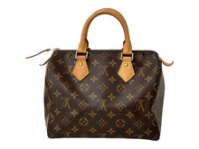 Load image into Gallery viewer, LOUIS VUITTON ルイヴィトン モノグラム スピーディ25 ハンドバッグ M41109 ブラウン ロゴ 手持ち 美品 中古 4c067755