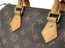 Load image into Gallery viewer, LOUIS VUITTON ルイヴィトン モノグラム スピーディ25 ハンドバッグ M41109 ブラウン ロゴ 手持ち 美品 中古 4c067755
