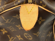 Load image into Gallery viewer, LOUIS VUITTON ルイヴィトン モノグラム スピーディ25 ハンドバッグ M41109 ブラウン ロゴ 手持ち 美品 中古 4c067755