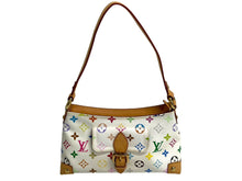 Load image into Gallery viewer, LOUIS VUITTON ルイヴィトン モノグラムマルチカラー エライザ ショルダーバッグ M40098 村上隆 ホワイト 美品 中古 4c067758