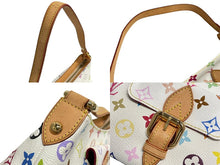 Load image into Gallery viewer, LOUIS VUITTON ルイヴィトン モノグラムマルチカラー エライザ ショルダーバッグ M40098 村上隆 ホワイト 美品 中古 4c067758