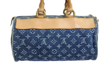Load image into Gallery viewer, LOUIS VUITTON ルイヴィトン ハンドバッグ ネオスピーディ M95019 モノグラムデニム ゴールド金具 美品 中古 4c067762