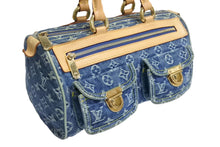 Load image into Gallery viewer, LOUIS VUITTON ルイヴィトン ハンドバッグ ネオスピーディ M95019 モノグラムデニム ゴールド金具 美品 中古 4c067762