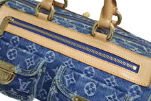 Load image into Gallery viewer, LOUIS VUITTON ルイヴィトン ハンドバッグ ネオスピーディ M95019 モノグラムデニム ゴールド金具 美品 中古 4c067762