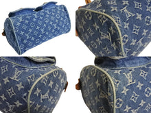 Load image into Gallery viewer, LOUIS VUITTON ルイヴィトン ハンドバッグ ネオスピーディ M95019 モノグラムデニム ゴールド金具 美品 中古 4c067762