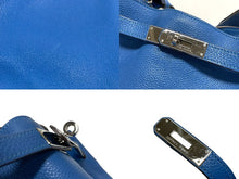 Load image into Gallery viewer, HERMES エルメス ソーケリー26 ショルダーバッグ □O刻印 トリヨンクレマンス ブルー パラジウム金具 美品 中古 4c067765