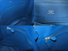 Load image into Gallery viewer, HERMES エルメス ソーケリー26 ショルダーバッグ □O刻印 トリヨンクレマンス ブルー パラジウム金具 美品 中古 4c067765