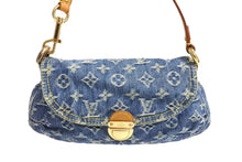 Load image into Gallery viewer, Louis Vuitton ルイヴィトン モノグラムデニム ミニプリーティ ショルダーバッグ M95050 美品 中古 4c067766