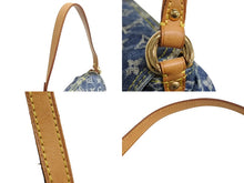 Load image into Gallery viewer, Louis Vuitton ルイヴィトン モノグラムデニム ミニプリーティ ショルダーバッグ M95050 美品 中古 4c067766