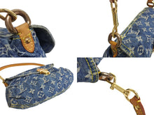 Load image into Gallery viewer, Louis Vuitton ルイヴィトン モノグラムデニム ミニプリーティ ショルダーバッグ M95050 美品 中古 4c067766
