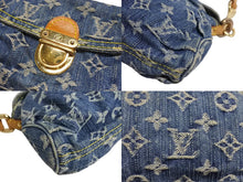 Load image into Gallery viewer, Louis Vuitton ルイヴィトン モノグラムデニム ミニプリーティ ショルダーバッグ M95050 美品 中古 4c067766