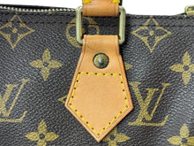 Load image into Gallery viewer, LOUIS VUITTON ルイヴィトン スピーディ25 ハンドバッグ M41109 旧型 モノグラム PVC レザー ゴールド金具 ブラウン 美品 中古 4c067767