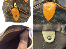 Load image into Gallery viewer, LOUIS VUITTON ルイヴィトン スピーディ25 ハンドバッグ M41109 旧型 モノグラム PVC レザー ゴールド金具 ブラウン 美品 中古 4c067767