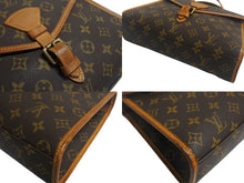 Load image into Gallery viewer, LOUIS VUITTON ルイヴィトン ビバリー ハンドバッグ M51121 ビジネスバッグ 2WAY PVC ヌメ革 ブラウン 美品 中古 4c067769