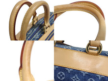 Load image into Gallery viewer, LOUIS VUITTON ルイヴィトン ハンドバッグ ネオスピーディ M95019 モノグラムデニム ゴールド金具 ブルー 美品 中古 4c067773