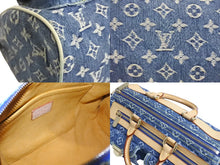 Load image into Gallery viewer, LOUIS VUITTON ルイヴィトン ハンドバッグ ネオスピーディ M95019 モノグラムデニム ゴールド金具 ブルー 美品 中古 4c067773