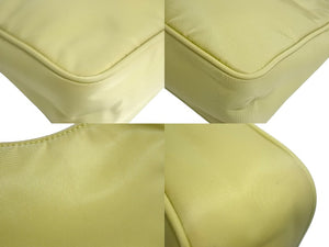 PRADA プラダ Re-Edition 2000 ハンドバッグ ワンショルダーバッグ 1NE515 トライアングルロゴ ナイロン イエロー 美品 中古 4c067779