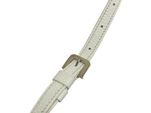 Load image into Gallery viewer, Goyard ゴヤール グランブルーPM ショルダーバッグ ポシェット レザー ホワイト シルバー金具 美品 中古 4c067783