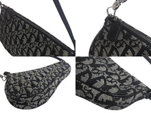 Load image into Gallery viewer, 極美品 ChristianDior クリスチャンディオール トロッター サドルポーチ ワンショルダーバッグ ネイビー ガリアーノ期 中古 4c067784