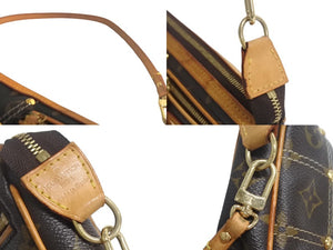 LOUIS VUITTON ルイヴィトン モノグラム リヴェット ポシェット アクセソワール ポーチ M40141 美品 中古 4c067791