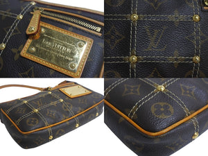LOUIS VUITTON ルイヴィトン モノグラム リヴェット ポシェット アクセソワール ポーチ M40141 美品 中古 4c067791