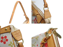 Load image into Gallery viewer, LOUIS VUITTON ルイヴィトン ポシェットアクセソワール チェリーブロッサム 村上隆コラボ M92008 リボン ゴールド金具 美品 中古 4c067792
