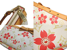 Load image into Gallery viewer, LOUIS VUITTON ルイヴィトン ポシェットアクセソワール チェリーブロッサム 村上隆コラボ M92008 リボン ゴールド金具 美品 中古 4c067792