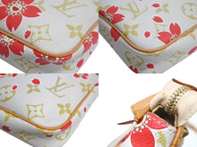 Load image into Gallery viewer, LOUIS VUITTON ルイヴィトン ポシェットアクセソワール チェリーブロッサム 村上隆コラボ M92008 リボン ゴールド金具 美品 中古 4c067792