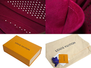 LOUIS VUITTON ルイヴィトン アクセサリーポーチ モノグラムペルフォ ポシェットアクセソワール M95183 ブラウン 美品 中古 4c067794