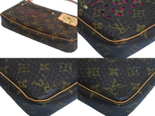 Load image into Gallery viewer, LOUIS VUITTON ルイヴィトン アクセサリーポーチ モノグラムペルフォ ポシェットアクセソワール M95183 ブラウン 美品 中古 4c067794
