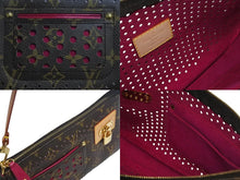 Load image into Gallery viewer, LOUIS VUITTON ルイヴィトン アクセサリーポーチ モノグラムペルフォ ポシェットアクセソワール M95183 ブラウン 美品 中古 4c067794