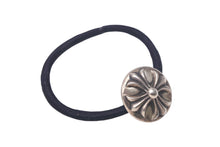 Load image into Gallery viewer, CHROME HEARTS クロムハーツ ヘアアクセサリー クロスボールボタンヘアゴム 重量15.6 シルバー925 美品 中古 4c067805