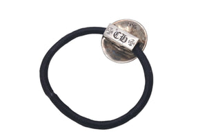 CHROME HEARTS クロムハーツ ヘアアクセサリー クロスボールボタンヘアゴム 重量15.6 シルバー925 美品 中古 4c067805