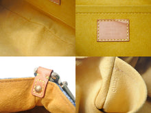 Load image into Gallery viewer, LouisVuitton ルイヴィトン ミニプリーティ ハンドバッグ M95050 モノグラムデニム ゴールド金具 ブルー 美品 中古 4c067815lv