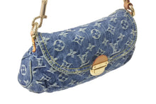Load image into Gallery viewer, LouisVuitton ルイヴィトン ミニプリーティ ハンドバッグ M95050 モノグラムデニム ゴールド金具 ブルー 美品 中古 4c067815lv