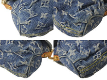 Load image into Gallery viewer, LouisVuitton ルイヴィトン ミニプリーティ ハンドバッグ M95050 モノグラムデニム ゴールド金具 ブルー 美品 中古 4c067815lv