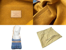 画像をギャラリービューアに読み込む, 新品未使用 LOUIS VUITTON ルイ ヴィトン バギーGM ショルダーバッグ M95048 モノグラムデニム ブルー ベージュ 中古 4c067820